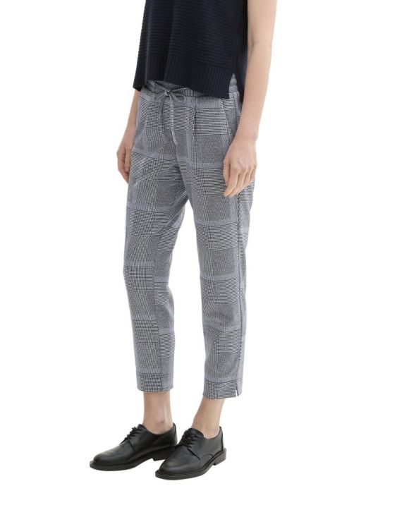 Tom Tailor Women loose fit checked pants NOS (1042930/36217) - WeekendMode