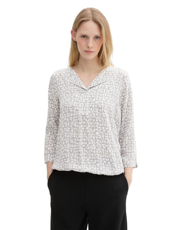 Tom Tailor Women printed blouse (1043212/36134) - WeekendMode