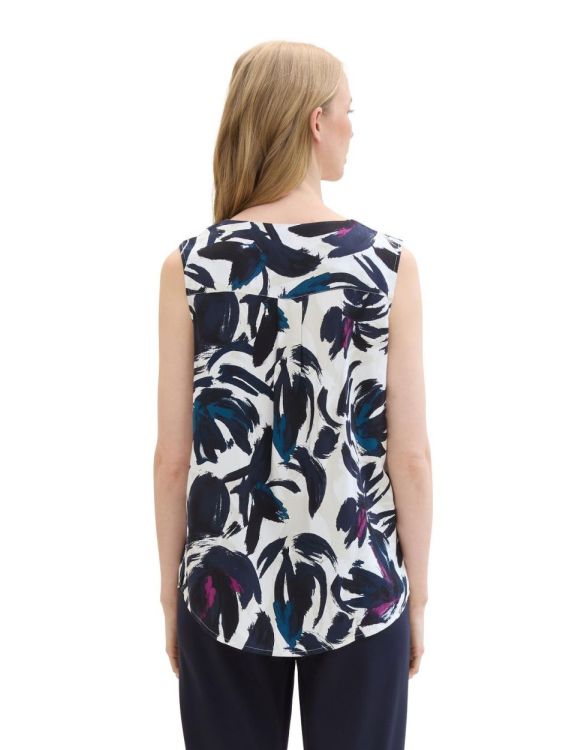Tom Tailor Women printed blouse top (1040317/35285) - WeekendMode