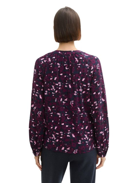 Tom Tailor Women printed longsleeve blouse (1043215/35893) - WeekendMode