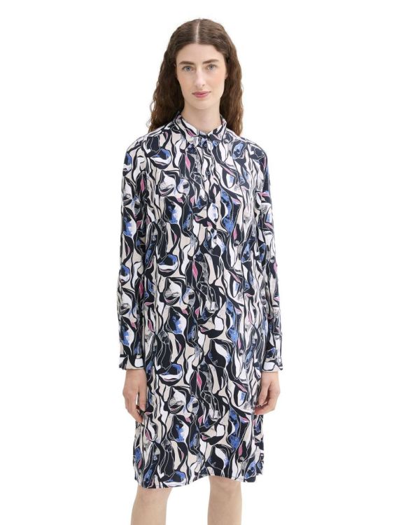 Tom Tailor Women printed shirt dress (1043047/35892) - WeekendMode