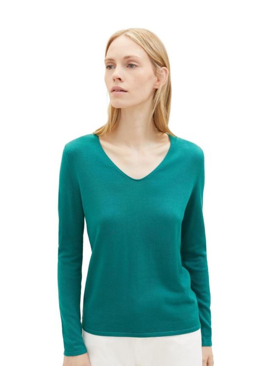 Tom Tailor Women sweater basic v-neck Noos (1012976/21178) - WeekendMode