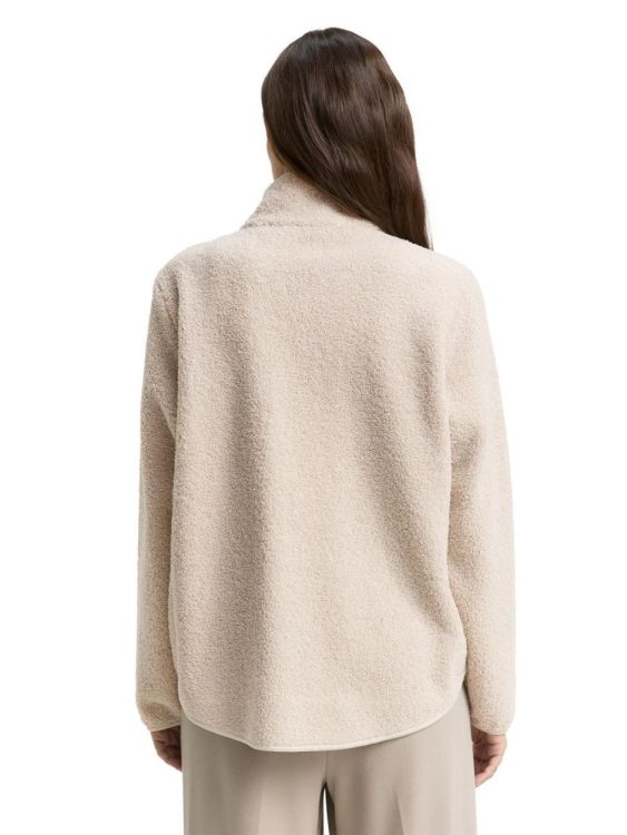 Tom Tailor Women Sweatjacket teddy stand up collar (1047726/39348) - WeekendMode