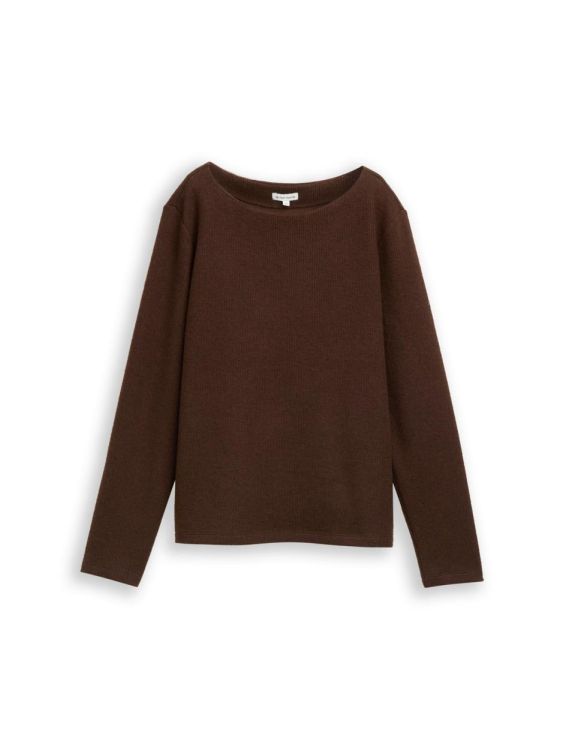 Tom Tailor Women Sweatshirt cosy rib (1043168/39062) - WeekendMode