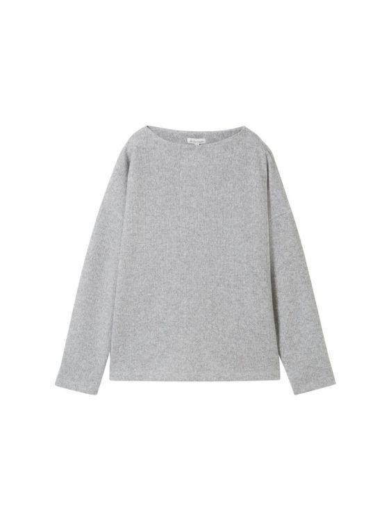 Tom Tailor Women Sweatshirt cosy rib NOS (1043168/21373) - WeekendMode
