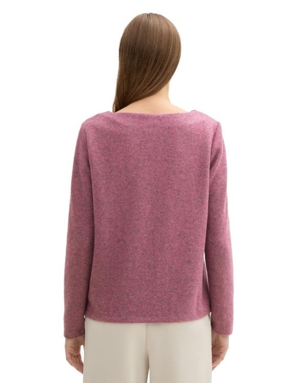 Tom Tailor Women Sweatshirt cosy rib NOS (1043168/35895) - WeekendMode