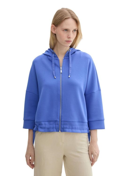 Tom Tailor Women Sweatshirt jacket with hood (1043171/10619) - WeekendMode