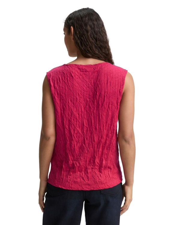 Tom Tailor Women Top crincle v-neck (1046454/37989) - WeekendMode
