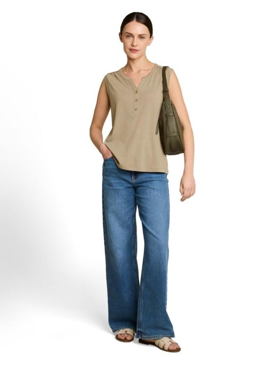 Tom Tailor Women Top with placket and gathering (1052149/11863) - WeekendMode