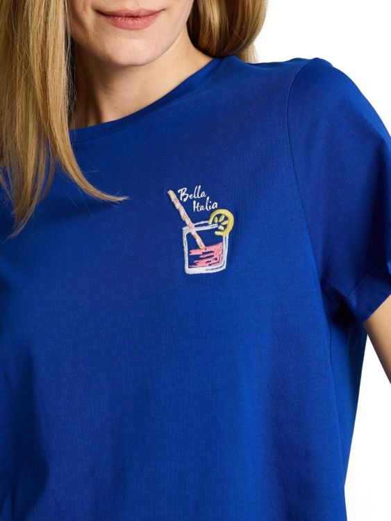 Tom Tailor Women T-shirt basic crew neck print (1050414/14531) - WeekendMode