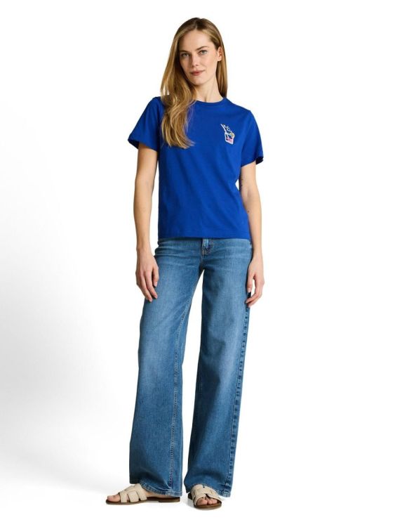 Tom Tailor Women T-shirt basic crew neck print (1050414/14531) - WeekendMode