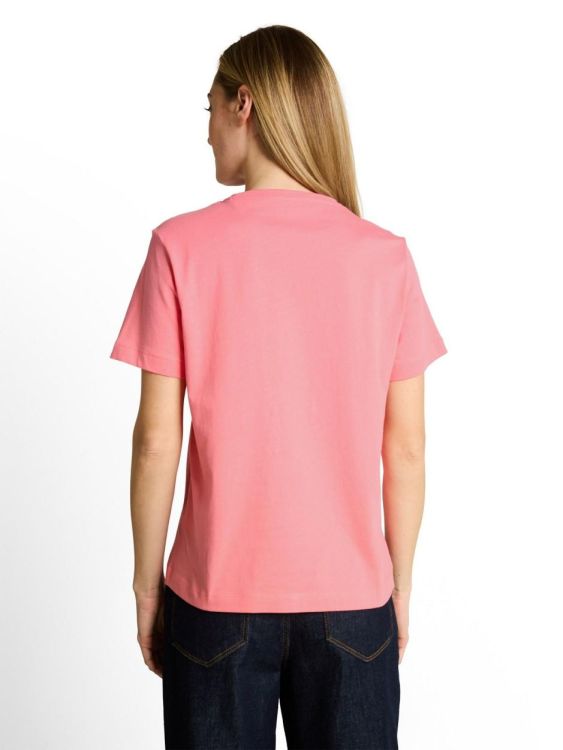 Tom Tailor Women T-shirt basic crew neck print (1050414/40506) - WeekendMode