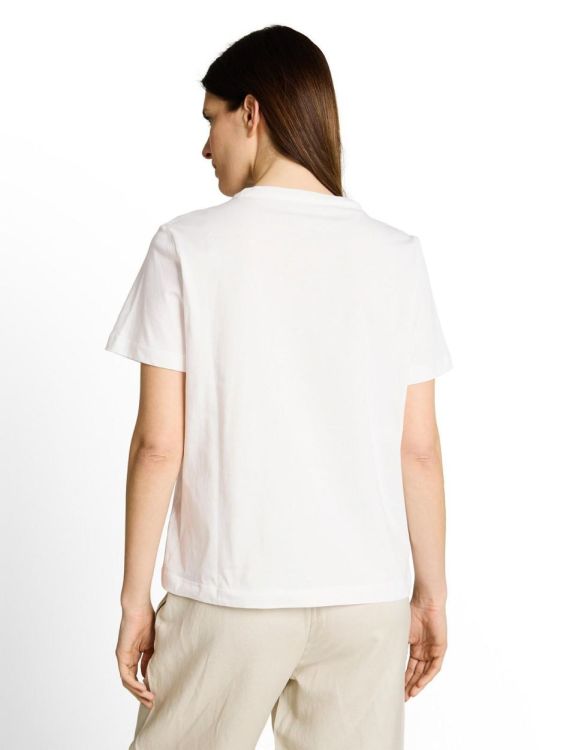 Tom Tailor Women T-shirt basic crew neck print (1050414/10315) - WeekendMode