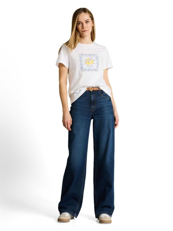 Tom Tailor Women T-shirt basic crew neck print (1050414/10332) - WeekendMode