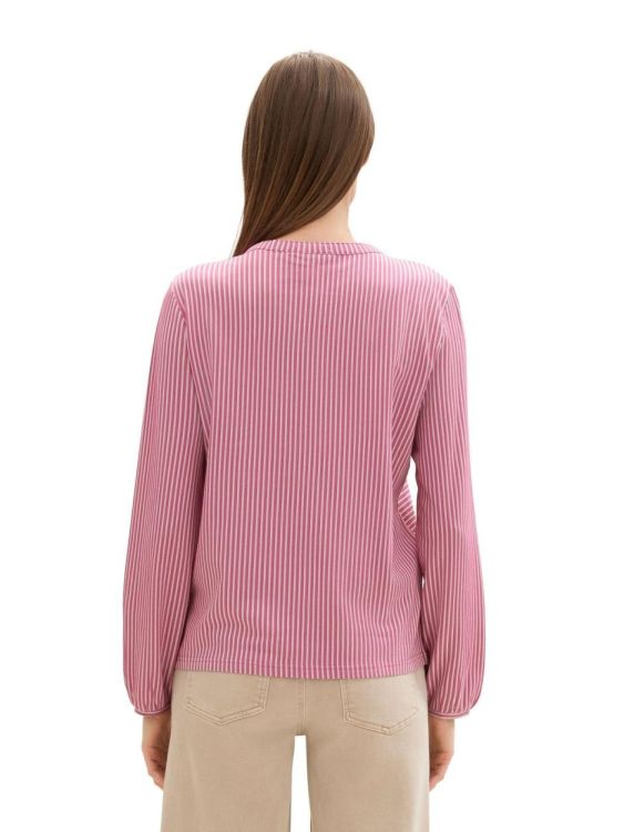 Tom Tailor Women T-shirt blouse vertical stripe NOS (1040546/36137) - WeekendMode