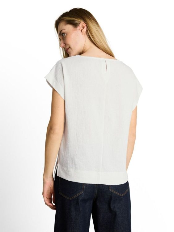 Tom Tailor Women T-Shirt boatneck structured (1051954/10315) - WeekendMode