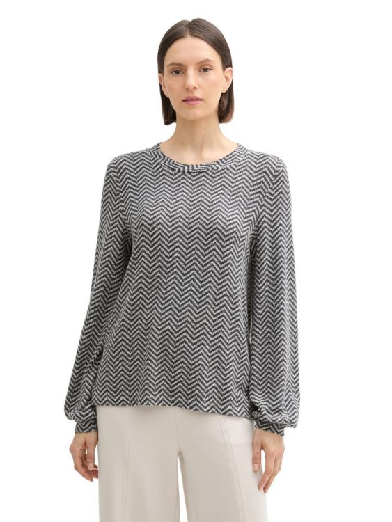 Tom Tailor Women T-shirt cosy crew neck (1044923/36824) - WeekendMode