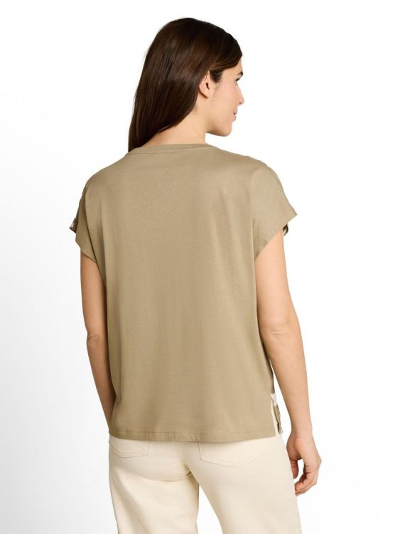 Tom Tailor Women T-Shirt fabric mix (1051209/11863) - WeekendMode