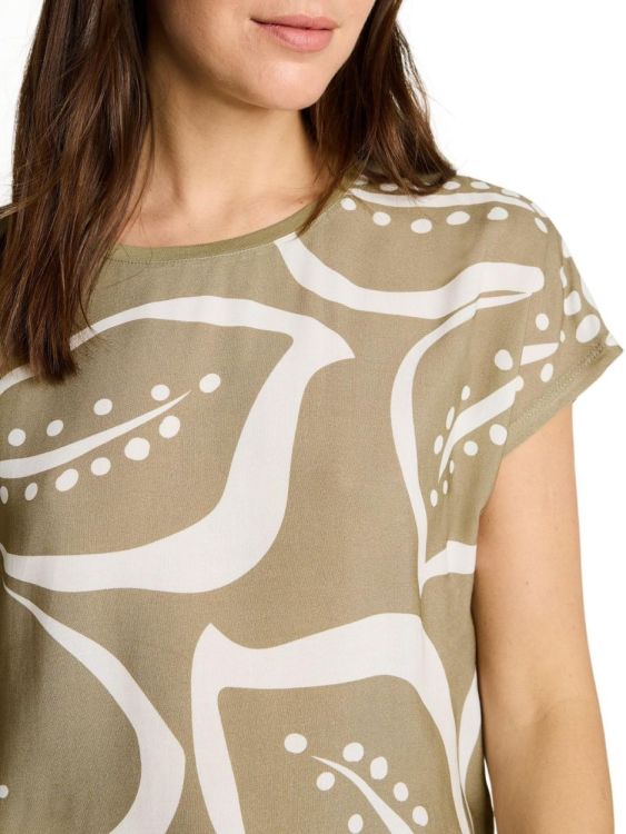 Tom Tailor Women T-Shirt fabric mix (1051209/11863) - WeekendMode