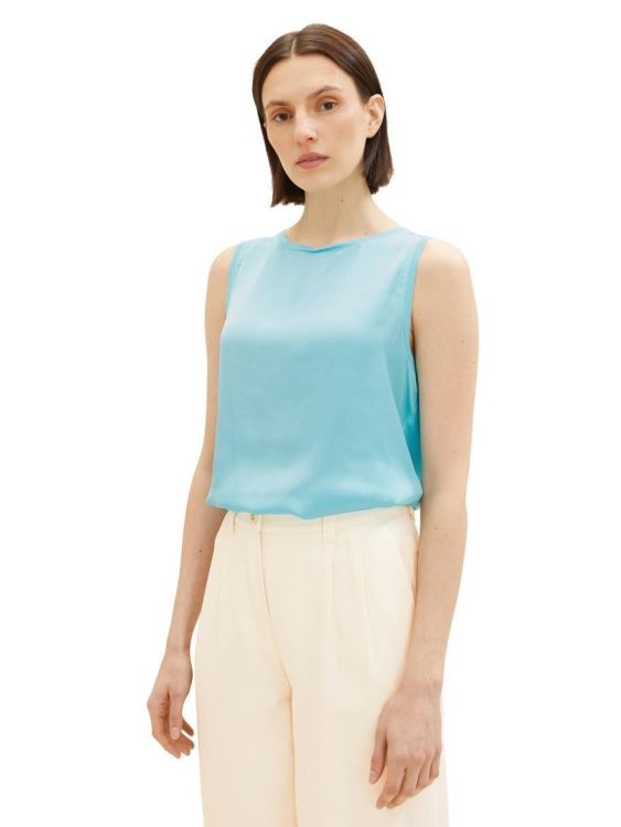 Tom Tailor Women T-shirt top fabric mix (1036797/26007) - WeekendMode
