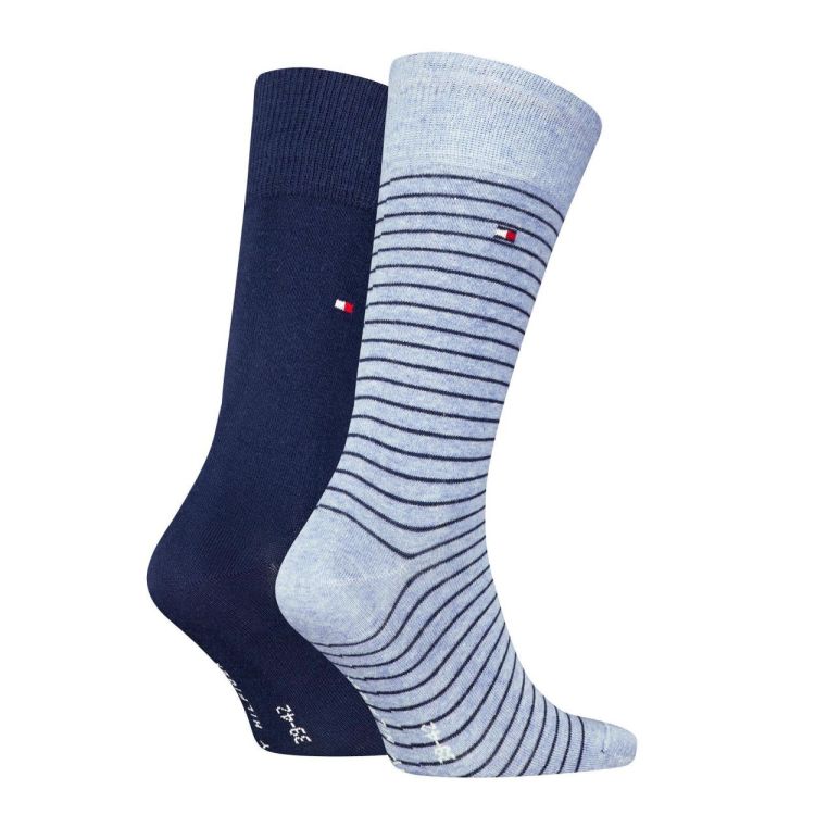 Tommy Hilfiger Men Small Stripe Sock 2pack  (100001496/043) - WeekendMode