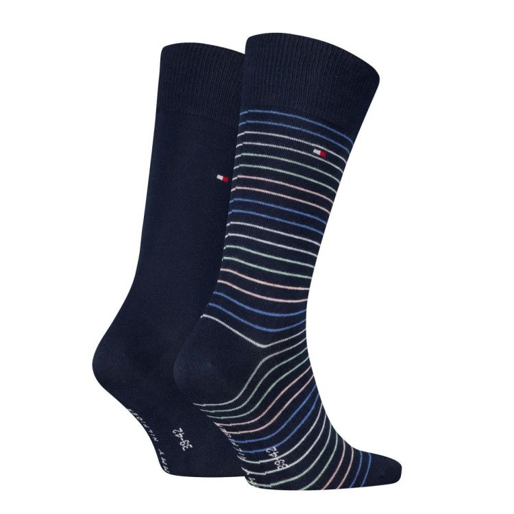 Tommy Hilfiger Men Small Stripe Sock 2pack  (100001496/055) - WeekendMode