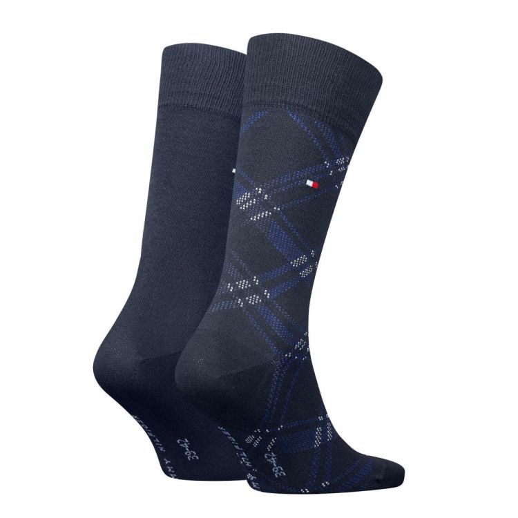 Tommy Hilfiger TH MEN SOCK 2P CHECK (701236310/navy) - WeekendMode