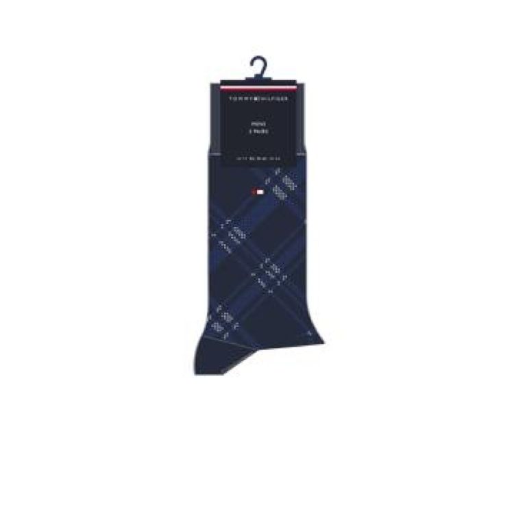 Tommy Hilfiger TH MEN SOCK 2P CHECK (701236310/navy) - WeekendMode