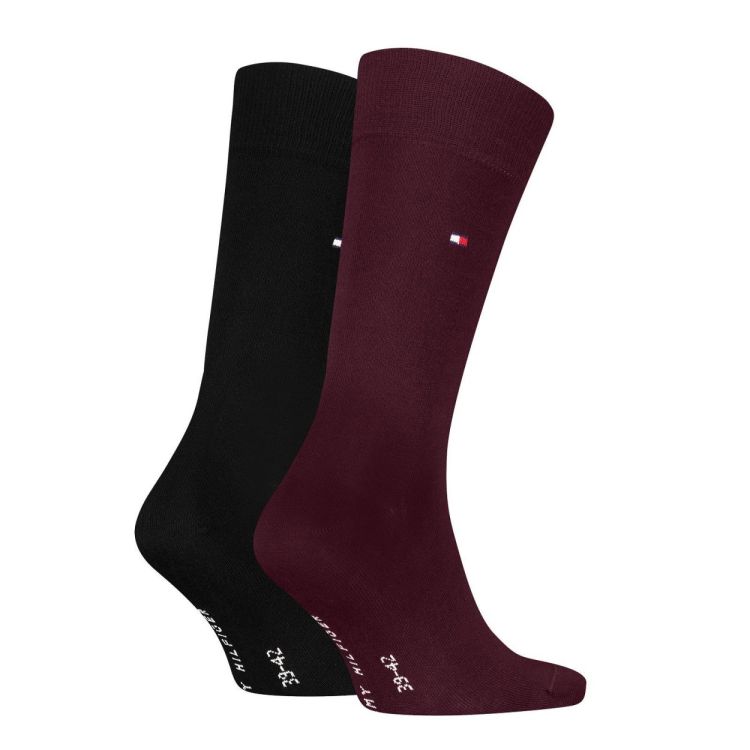 Tommy Hilfiger TH MEN SOCK 2P CLASSIC (37111114/burgundy) - WeekendMode