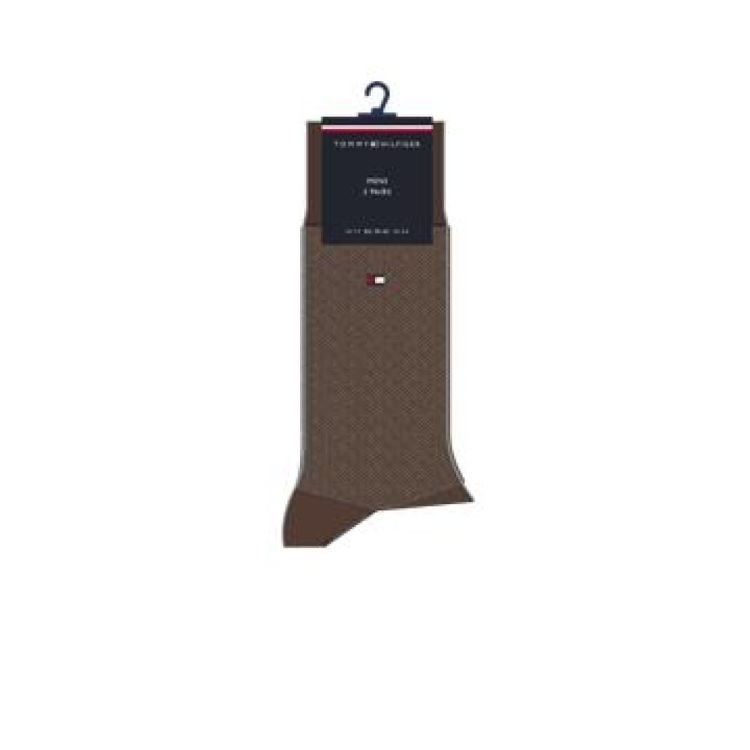 Tommy Hilfiger TH MEN SOCK 2P NAPPY HERRINGBONE (701236313/chocolat) - WeekendMode