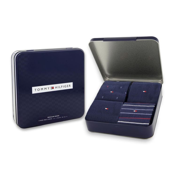 Tommy Hilfiger TH MEN SOCK 4P GIFTBOX  (701235375/navy) - WeekendMode