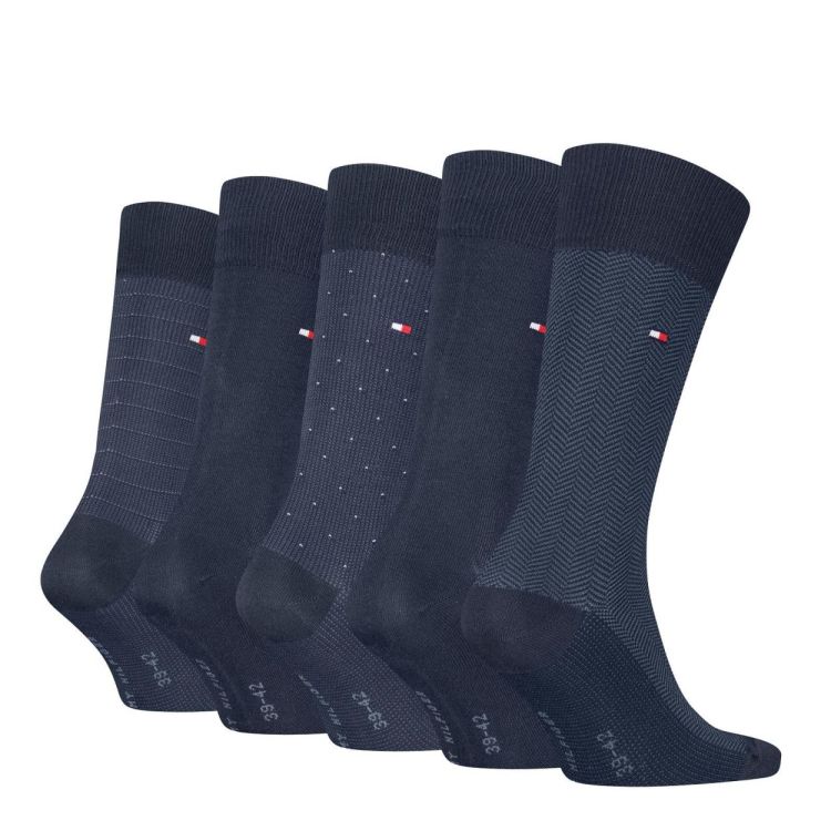 Tommy Hilfiger TH MEN SOCK 5P GIFTBOX HERRINGB (701235374/navy) - WeekendMode