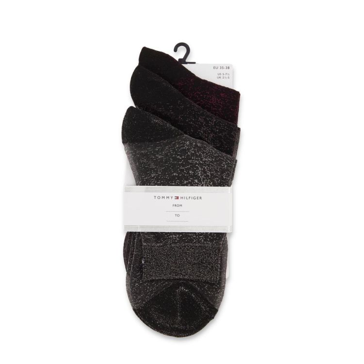 Tommy Hilfiger TH WOMEN SHORT SOCK 3P GIFTING (701236463/black) - WeekendMode