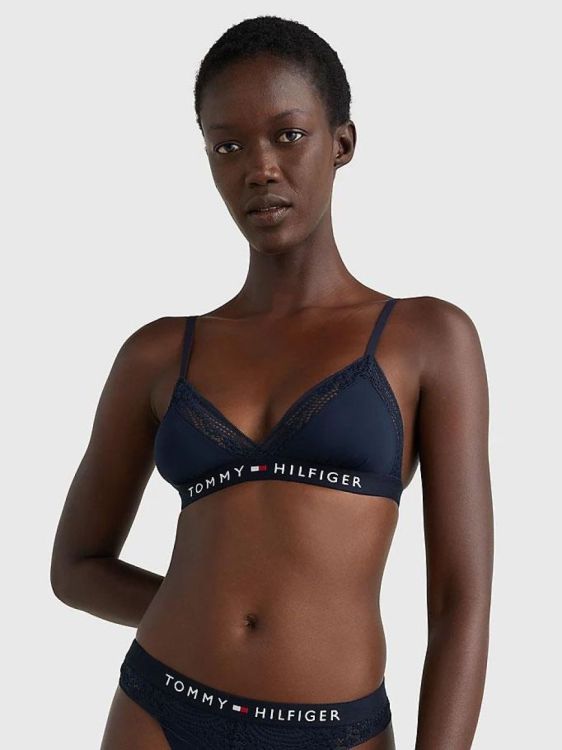 Tommy Hilfiger Unlined Lace Triangle BH (UW0UW04010/DW5) - WeekendMode