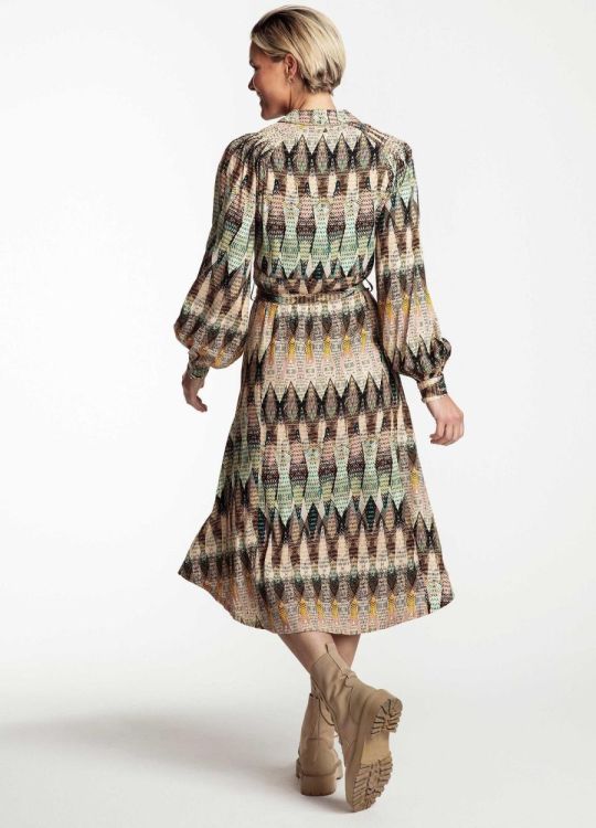 Tramontana Dress Etnic Weaves Print (Q05-03-501/009999-MultiColour) - WeekendMode