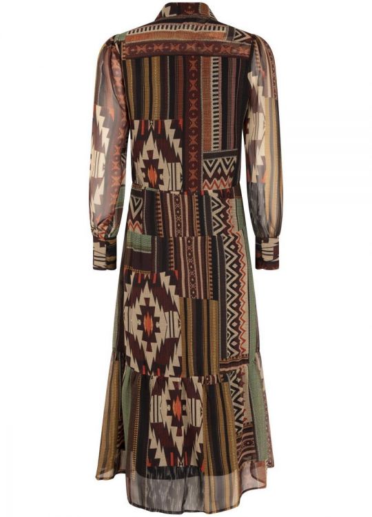 Tramontana Dress Midi Kilim Heritage Print (C05-01-501/009999-MultiColour) - WeekendMode
