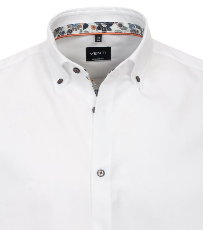 Venti city shirt 1/1 sleeve b.d. print NOS (134023300/000 weiss) - WeekendMode