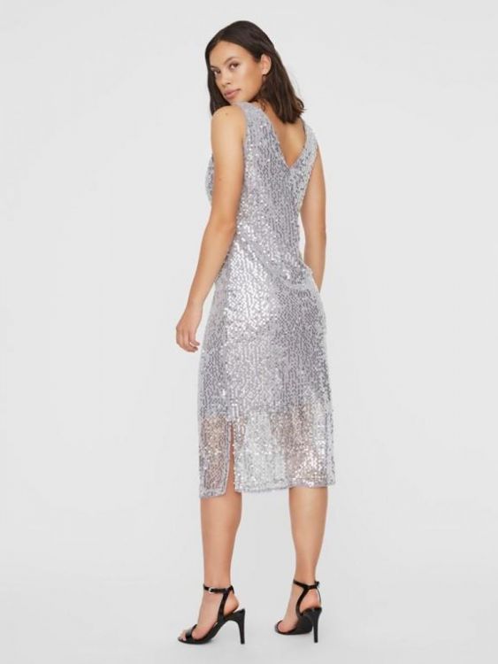 Vero Moda Daisy SL Calf Dress (10222086/silver) - WeekendMode