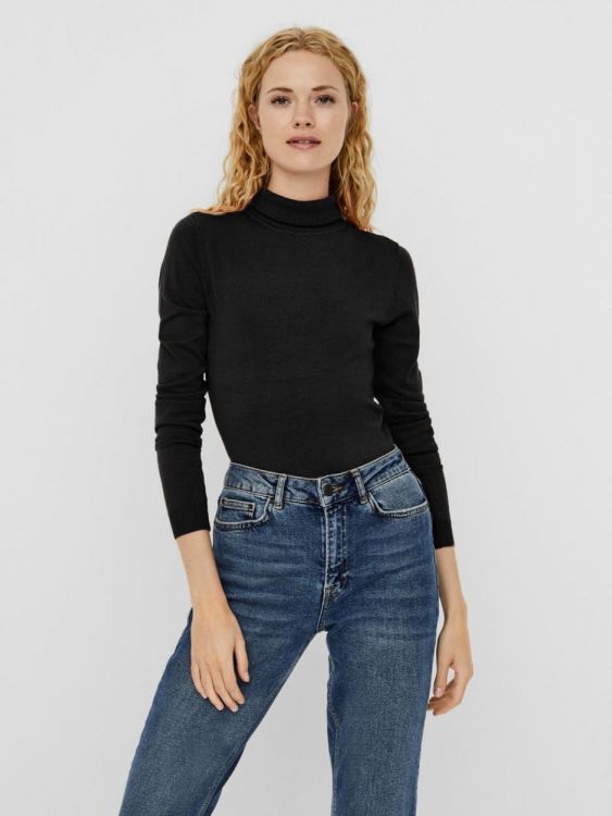 Vero Moda Glory LS Rollneck Pull NOOS (10231630/black) - WeekendMode