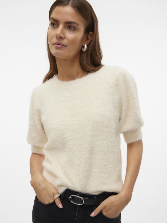 Vero Moda VMALINA 2/4 O-NECK PULLOVER BOO (10310834/Birch) - WeekendMode