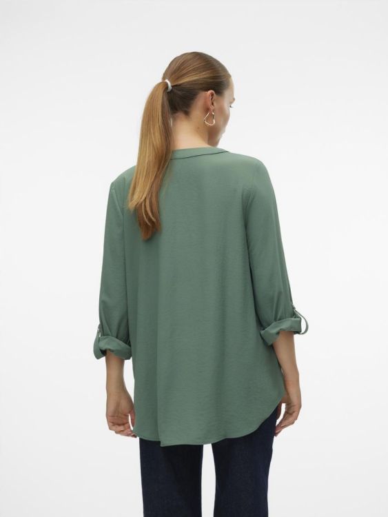 Vero Moda VMANI LS TOP WVN GA NOOS (10314638/Dark Forest) - WeekendMode