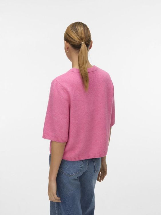 Vero Moda VMBOOM 2/4 O-NK OVERSIZE PULLOVE GA NOOS (10325934/Pink Cosmos MELANGE) - WeekendMode