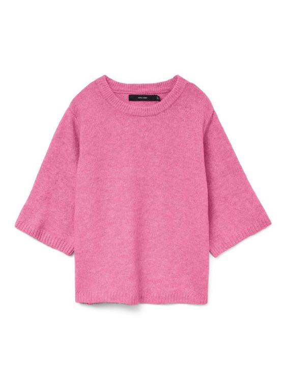 Vero Moda VMBOOM 2/4 O-NK OVERSIZE PULLOVE GA NOOS (10325934/Pink Cosmos MELANGE) - WeekendMode