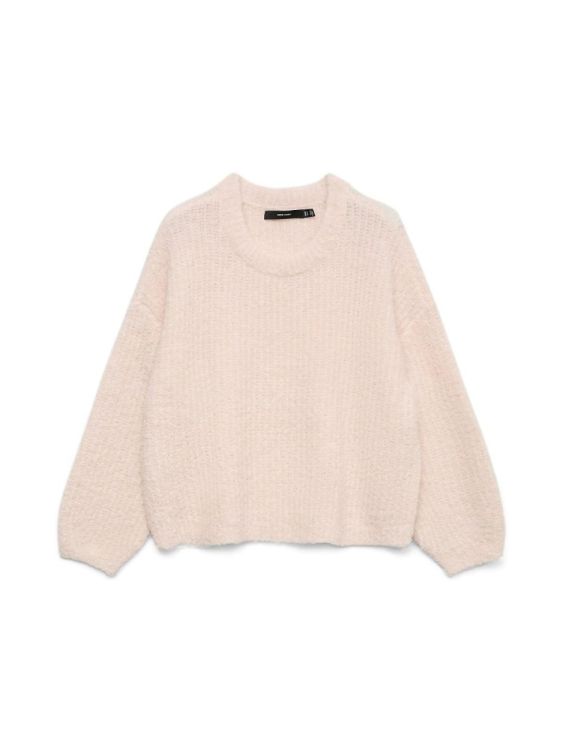 Vero Moda VMCARMEN LS O-NECK PULLOVER (10335014/Pink Dogwood) - WeekendMode
