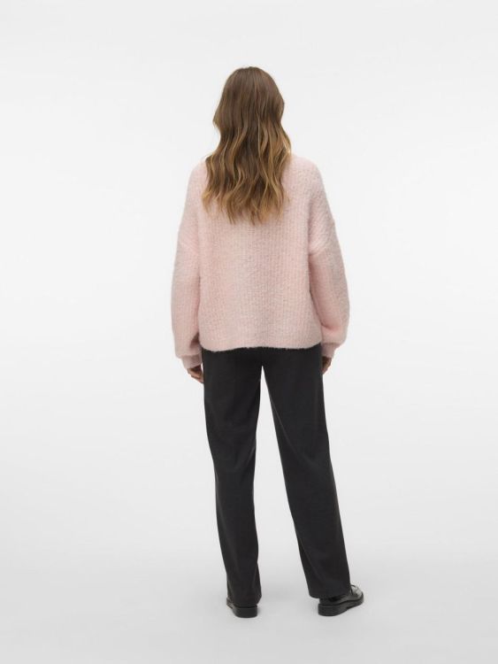 Vero Moda VMCARMEN LS O-NECK PULLOVER (10335014/Pink Dogwood) - WeekendMode