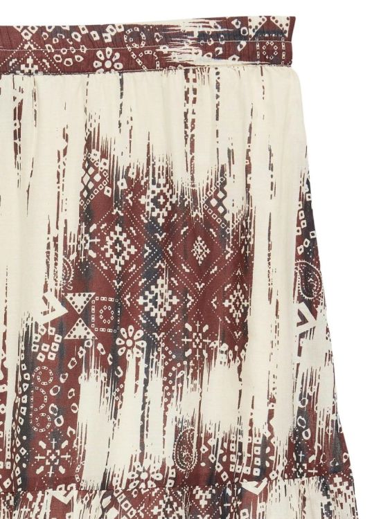 Vero Moda VMELIZA ISABEL HW ANKLE SKIRT WVN (10339995/Birch Isabel) - WeekendMode