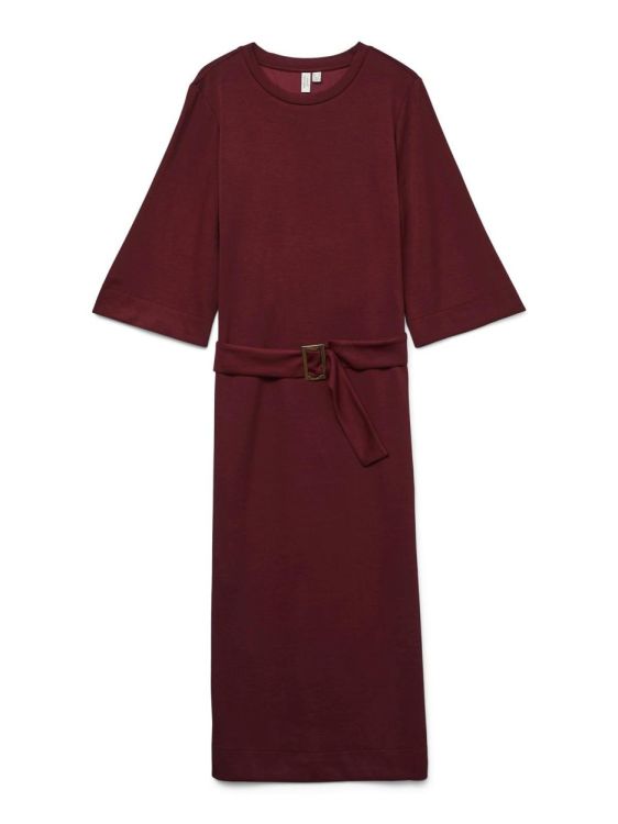 Vero Moda VMFREYA 3/4 7/8 BELT DRESS JRS BTQ GA (10333348/Syrah) - WeekendMode