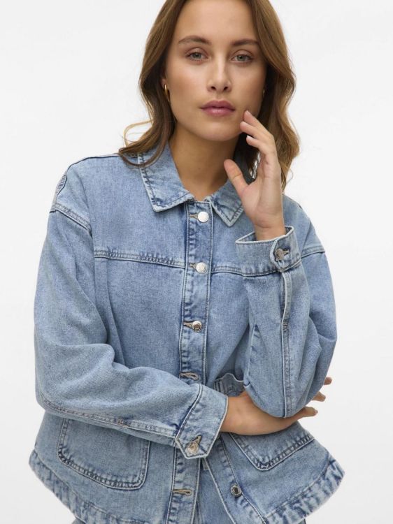 Vero Moda VMJAMIE LS DENIM SHACKET MIX GA NOOS (10331693/Light Blue Denim) - WeekendMode