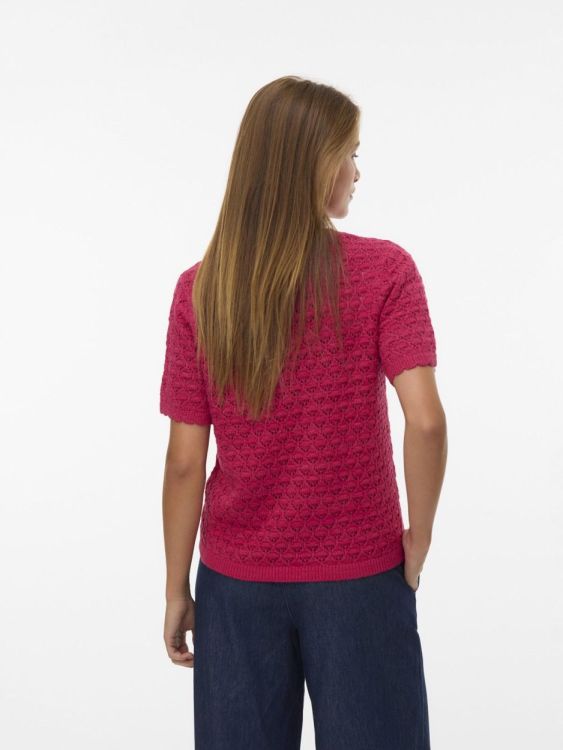Vero Moda VMJAQUELINE SS O-NECK TOP BOO (10340106/Jazzy) - WeekendMode