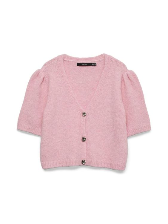 Vero Moda VMKAYSA 2/4 V-NECK CARDIGAN (10334187/Pink Dogwood) - WeekendMode